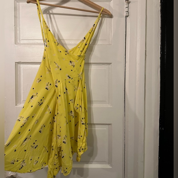 Free People Tango At Night Printed Wrap Slip Romper - Picture 4 of 7